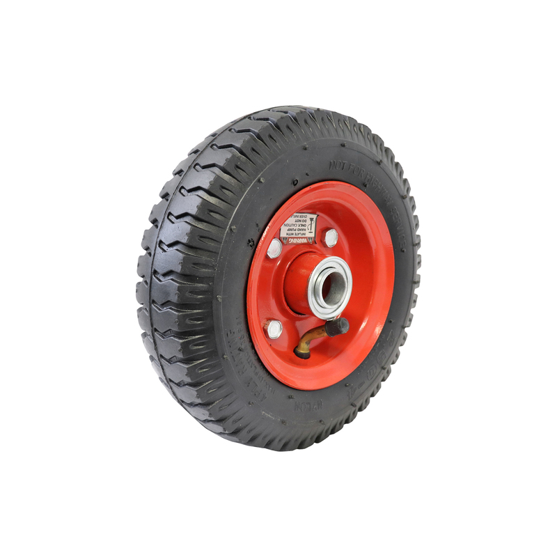 Easyroll 2.50x4 Pneumatic Wheel Steel Centred 140Kg Load Capacity 20mm ...