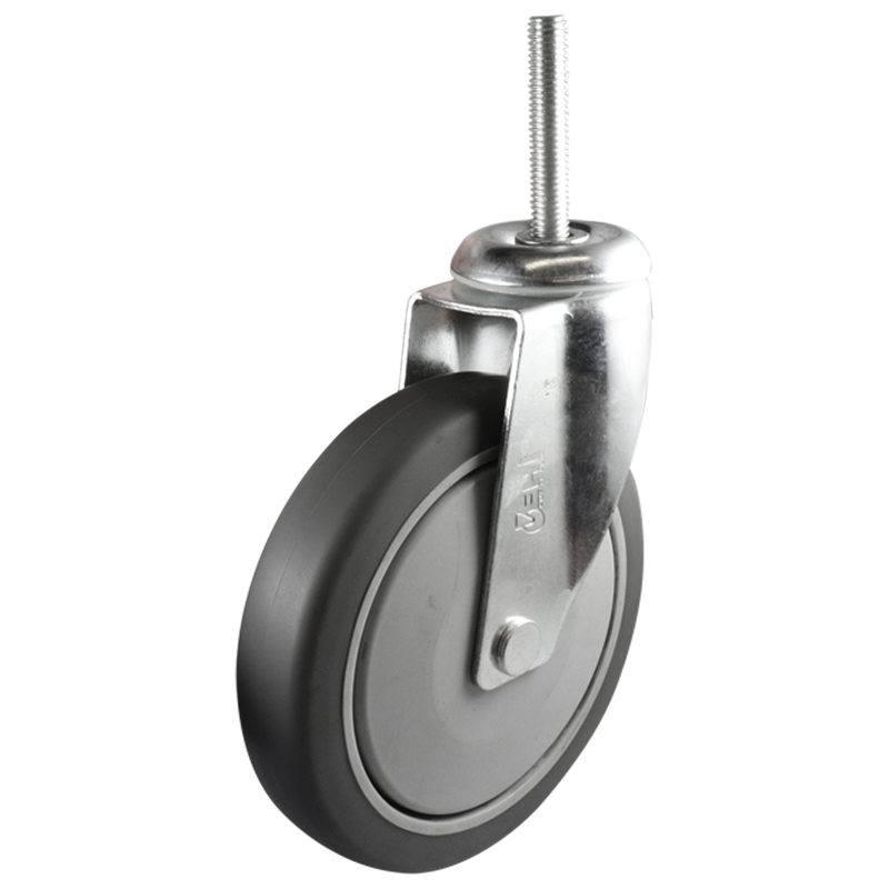 Easyroll 150mm Urethane Swivel Bolt Hole Castors G6 Series 130kg 1pc 3804