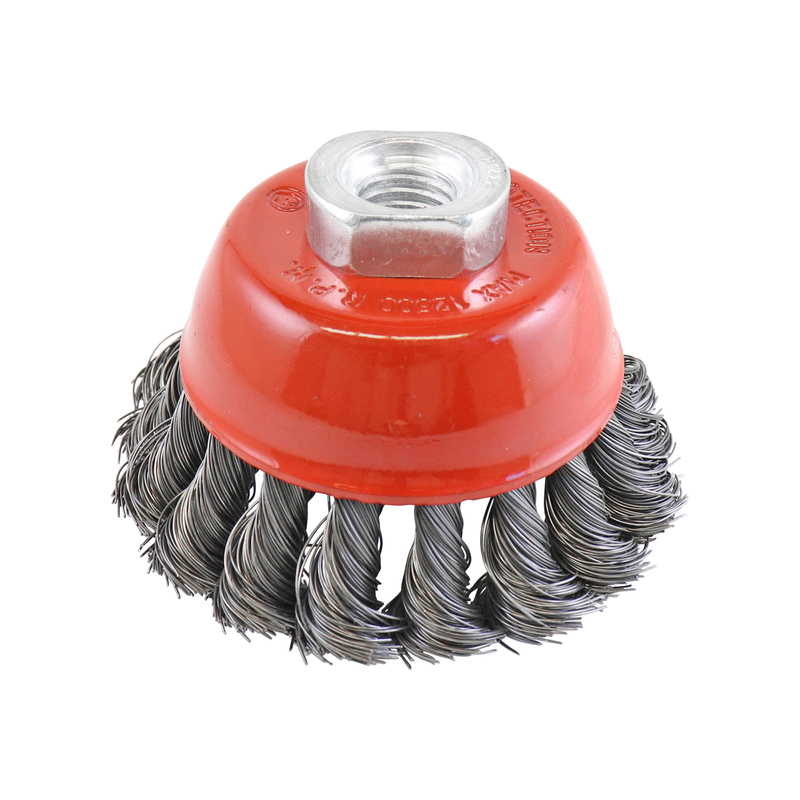 Rocket Steel Twist Knot Cup Brush 75mm X M10 1pc 5351