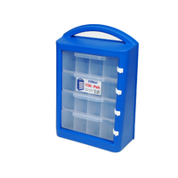 Fischer Tilt-Pak (16 Clear Compartments) 330x140x470mm Blue (Special Order)