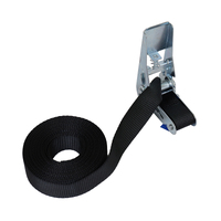Fasty Ratchet Tie Down with Hook & Keeper - 5M x 25mm 400kg Black 1PC